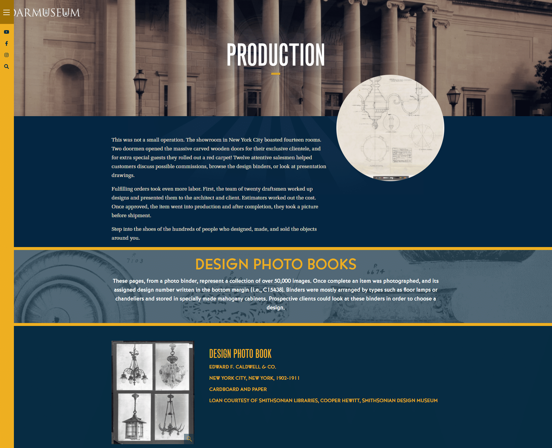 illuminating design production page