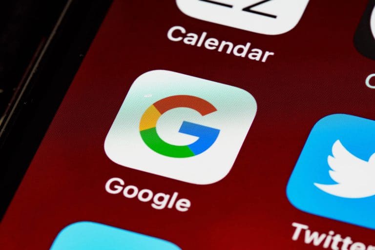 google icon on cell phone