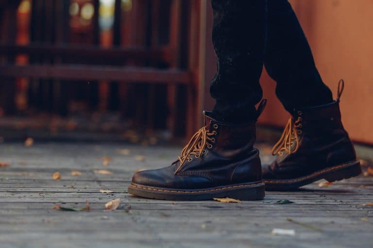 black boots that lace up