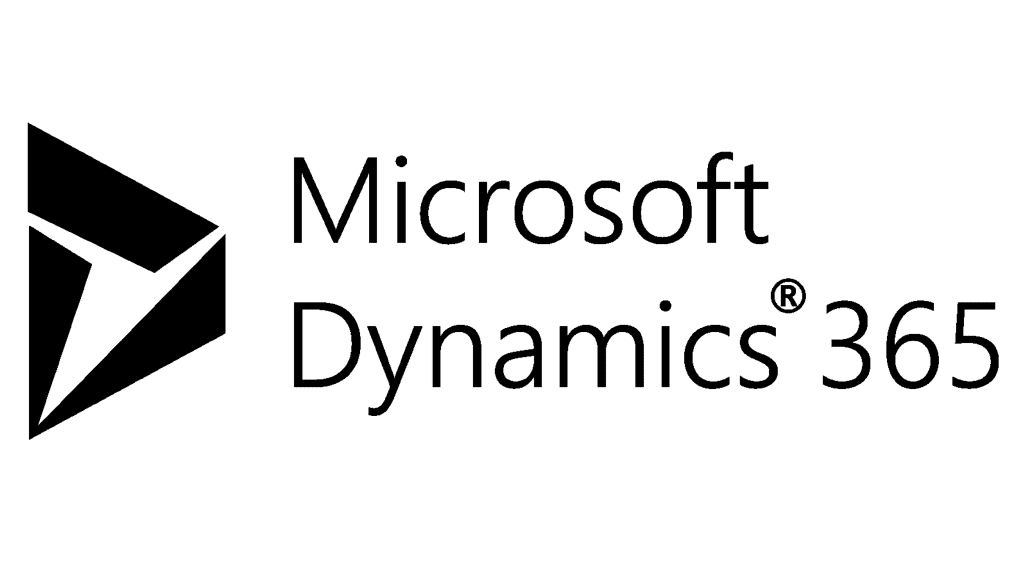 microsoft dynamics 365 logo black