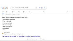 featured snippets