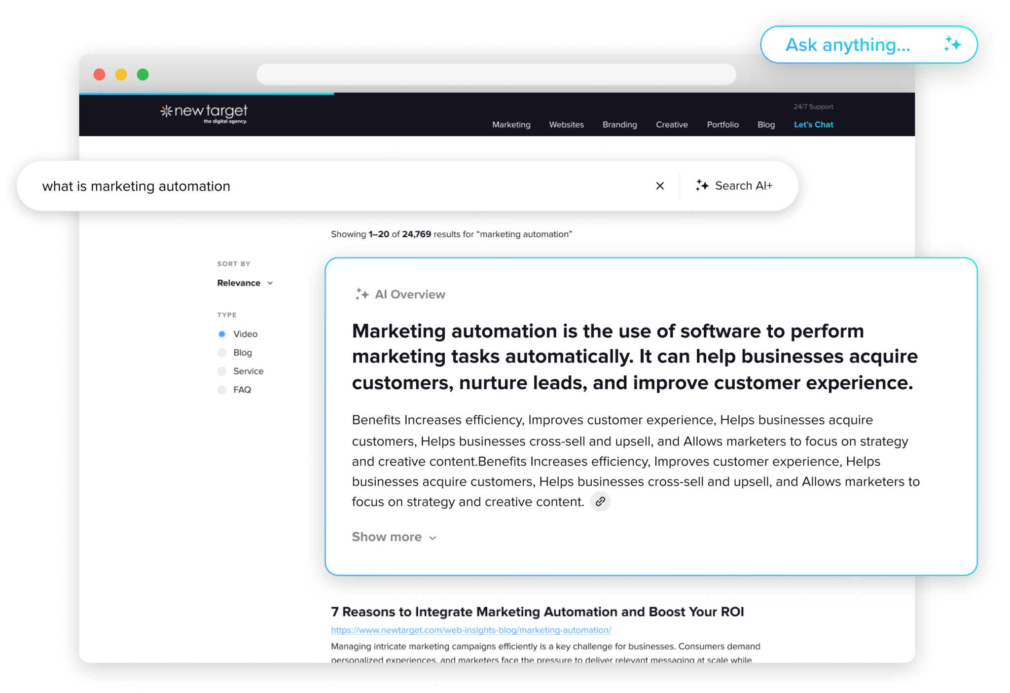 search ai ui 1