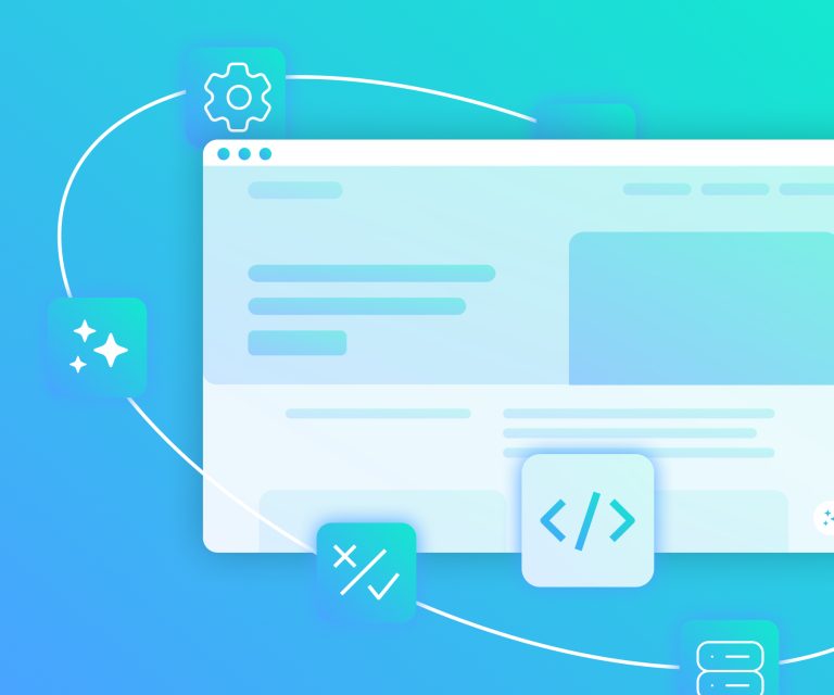 an illustration of website maintenance for ai
