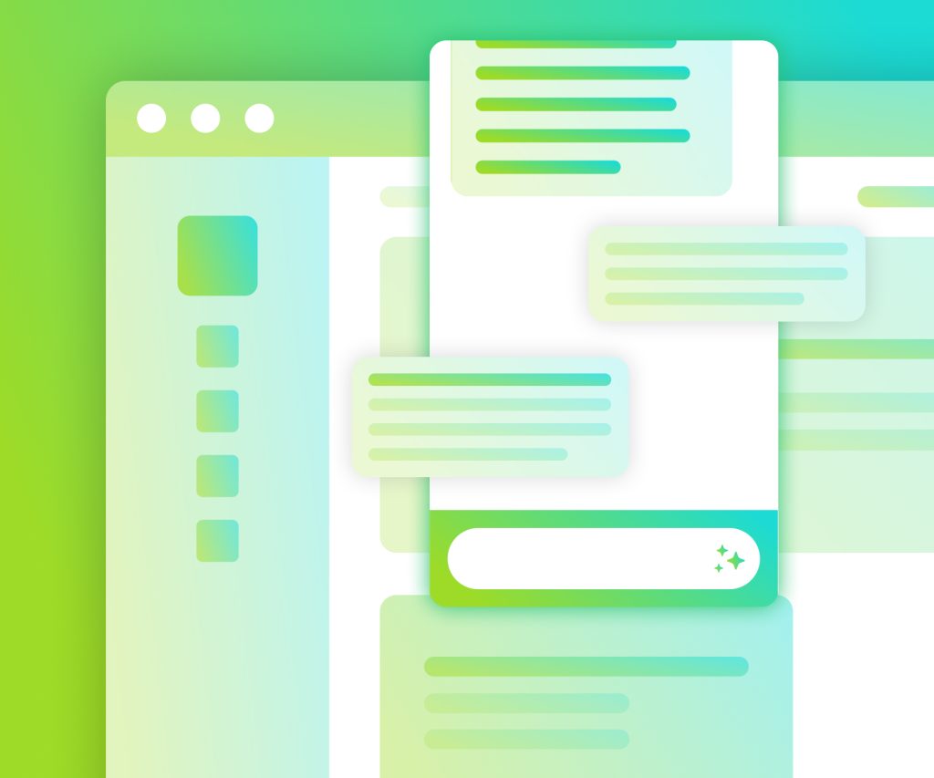 illustration of a free chatbot